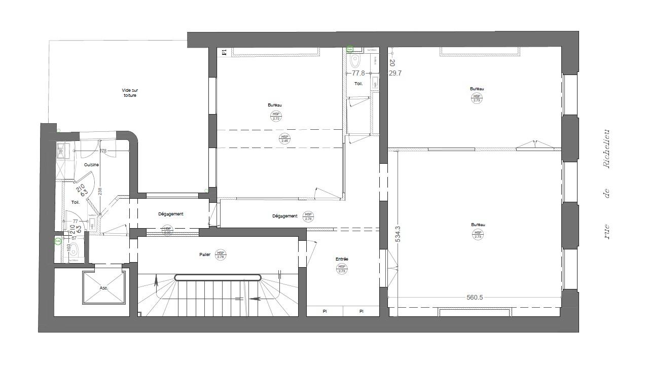 Bureau Paris 92m² Location bureau Paris OLBUR2312067 7